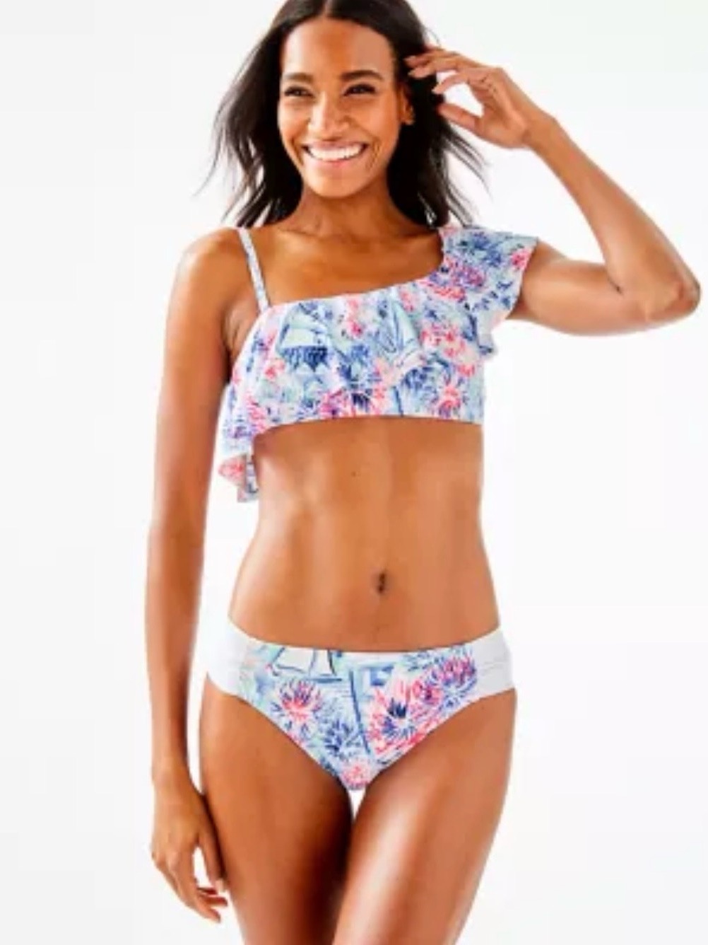 Nwt Lilly Pulitzer “Sea To Shining Sea” 2 Piece Swimsuit